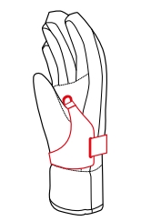Gants de ski nordique Leki équipés du système Trigger Shark